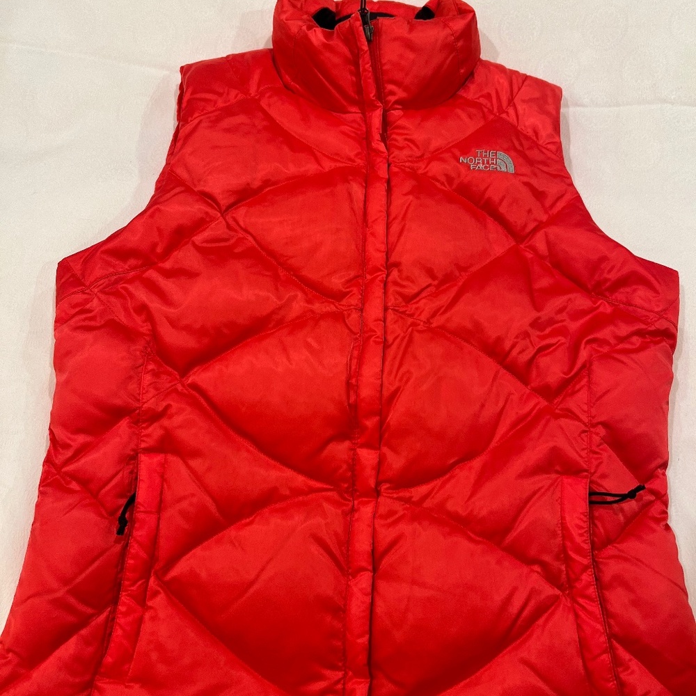 The North Face vest, size large, coral